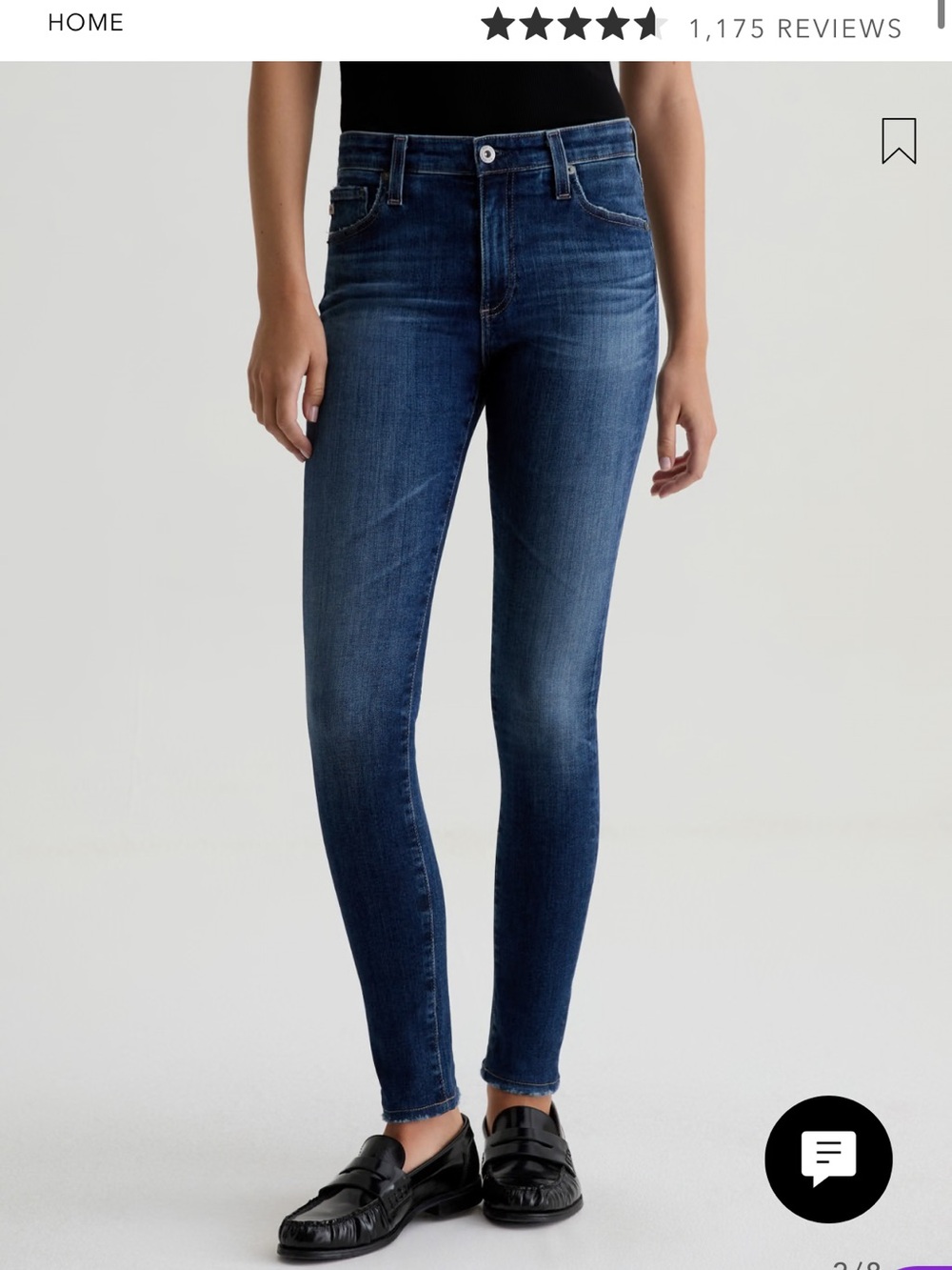 AG jeans Farrah high rise skinny jeans size 27R